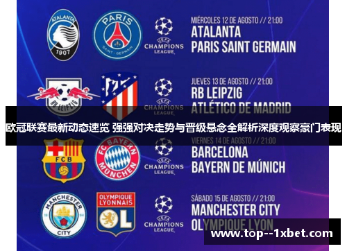 欧冠联赛最新动态速览 强强对决走势与晋级悬念全解析深度观察豪门表现 欧冠联赛最新动态速览 强强对决走势与晋级悬念全解析深度观察豪门表现